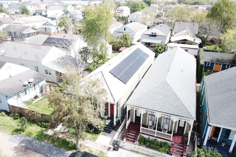 Solar Alternatives residential installation, New Orleans